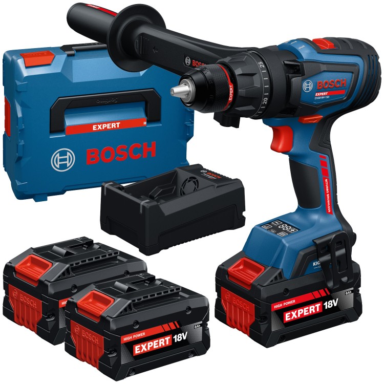 BOSCH EXPERT EXSB18V-150 Wiertarko-wkrętarka udarowa 18V 150Nm 2x 8.0Ah 1x 5.5Ah