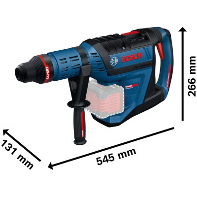 Młot udarowo-obrotowy BOSCH EXPERT EXBH18V-45 wymiary