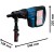 Wiertnica diamentowa BOSCH EXPERT EXDB18V2-180 wymiary