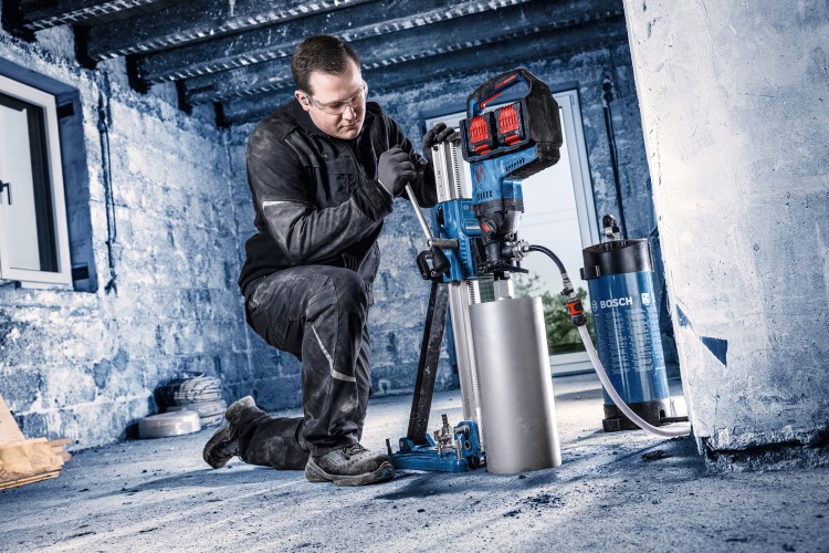 Wiertnica diamentowa BOSCH EXPERT EXDB18V2-180 zastosowanie