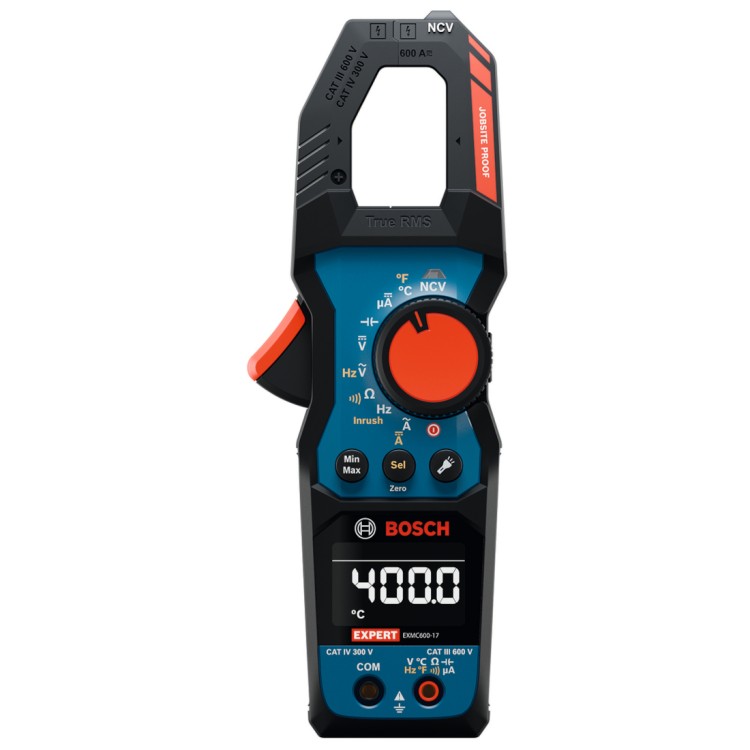 Miernik cęgowy AC 600V akcesoria Bosch 0601077500