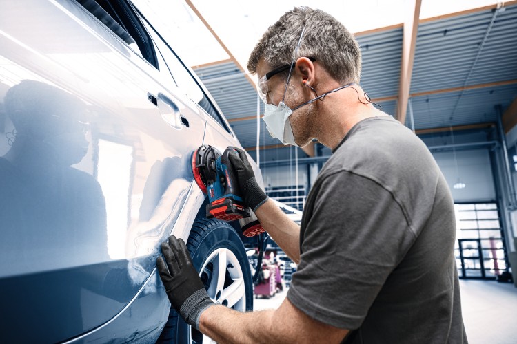 zastosowanie szlifierki mimośrodowej Bosch EXPERT EXEX18V-150-5