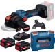 Szlifierka kątowa X-LOCK 18V 125mm 2x8Ah L-Boxx Bosch EXPERT EXWX18V-15S