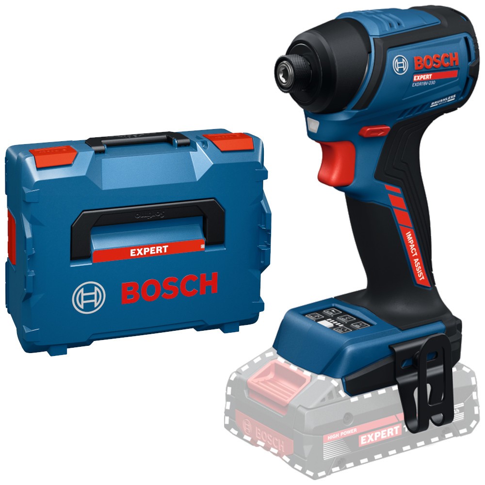 BOSCH EXPERT EXDR18V-230 Zakrętarka udarowa 18V 230Nm /body/ + walizka