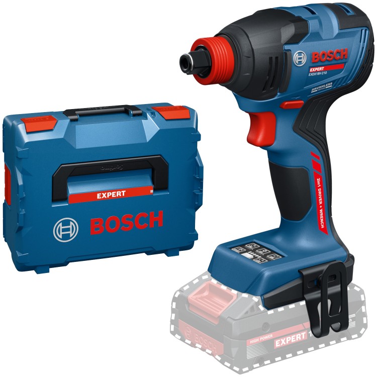 BOSCH EXPERT EXDX18V-210 Zakrętarka / Klucz udarowy 2w1 18V 210Nm /body/ + walizka