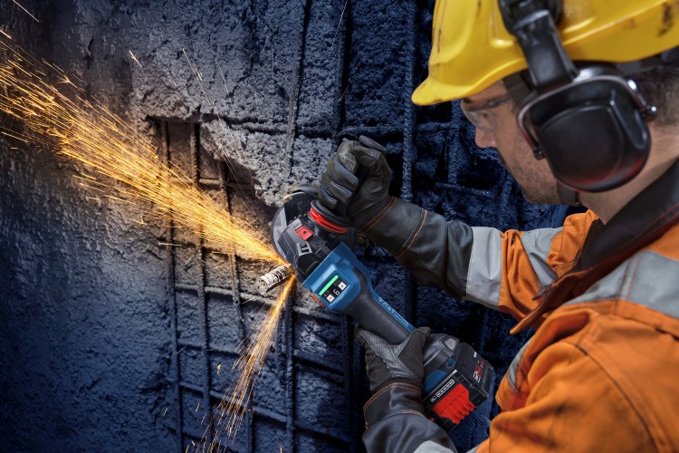 zastosowanie szlifierki kątowej Bosch EXPERT EXWS18V-15S