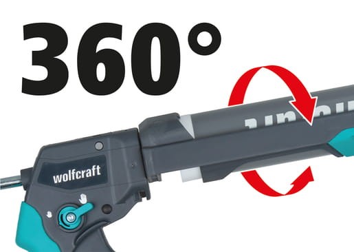 WOLFCRAFT Pistolet MG 400 ERGO wyciskacz do sylikonu i mas