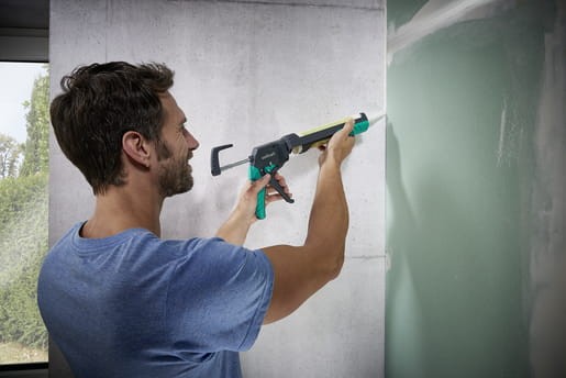 WOLFCRAFT Pistolet MG 400 ERGO wyciskacz do sylikonu i mas zastosowanie