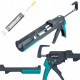 WOLFCRAFT Pistolet do silikonu MG 400 4354000 do 180KG + Pusta tuba do mas