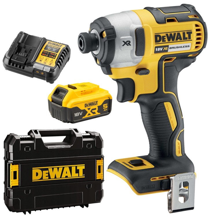 Zakrętarka udarowa 18V 205Nm 1x 5Ah ład walizka DeWALT DCF887