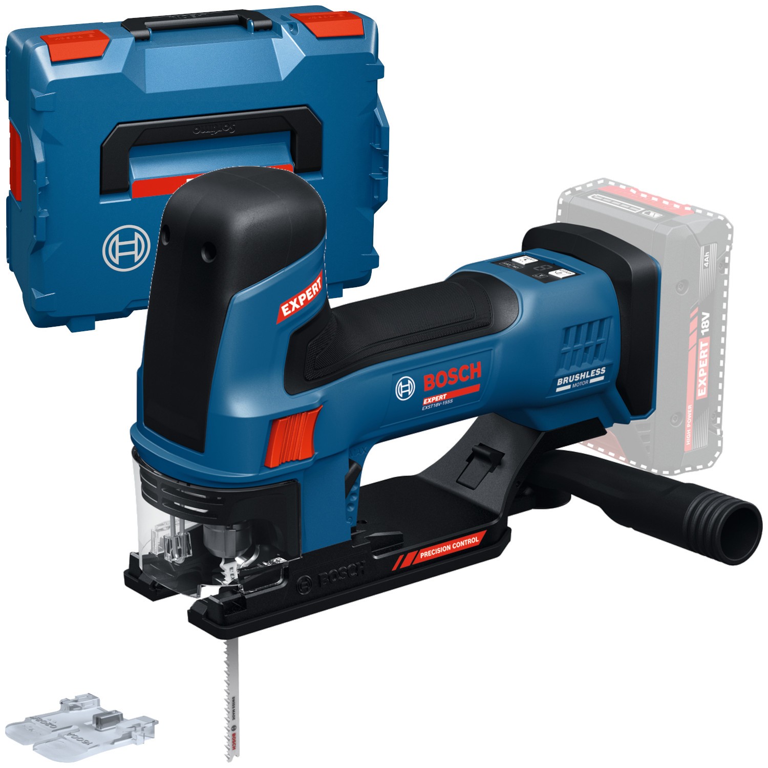 BOSCH EXPERT EXST18V-155S Wyrzynarka 18V 26 mm /body/ + walizka