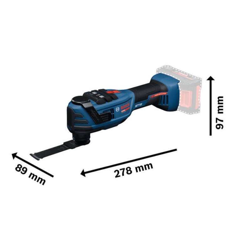Narzędzie wielofunkcyjne 18V L-Boxx Bosch EXPERT EXOP18V-40