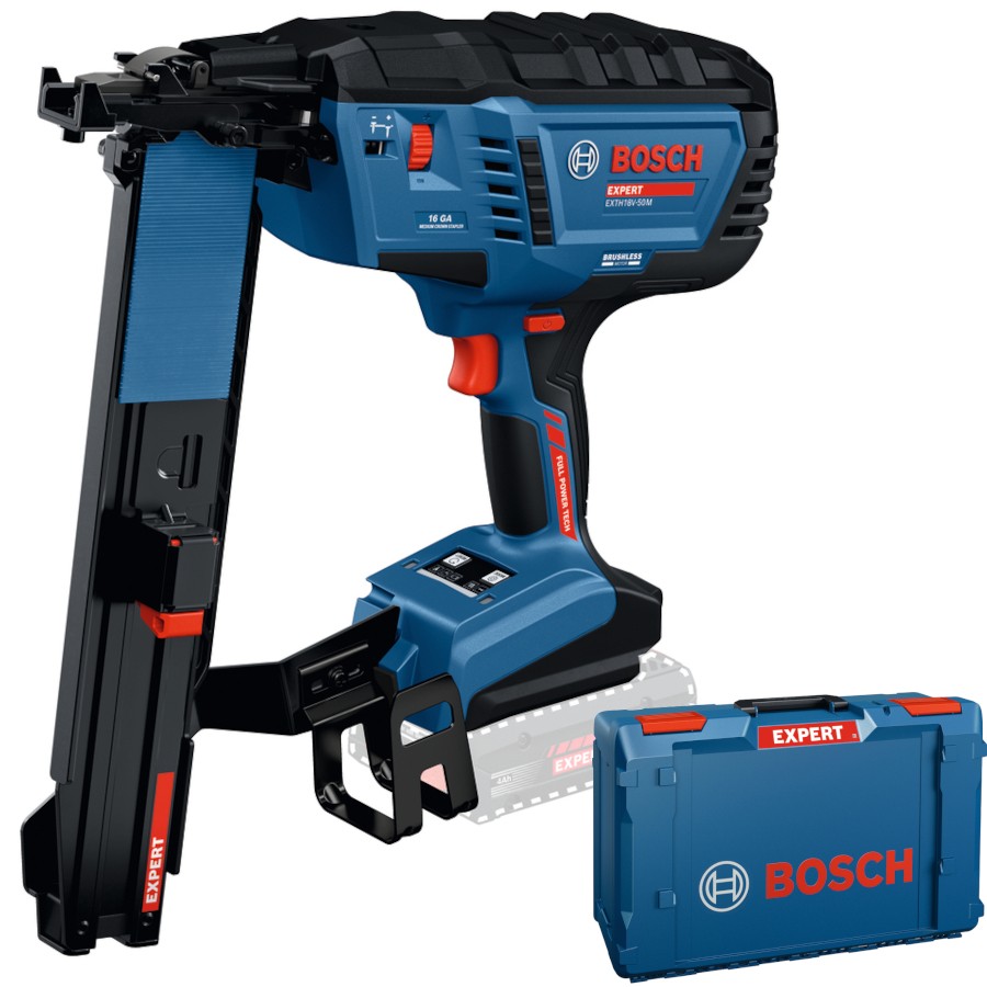 Zszywacz akumulatorowy do drewna 18V L-Boxx Bosch EXPERT EXTH18V-50M