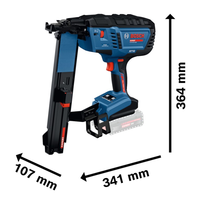 Gwoździarka do drewna 18V L-Boxx Bosch EXPERT EXTH18V-50M