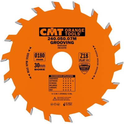 Tarcza frez piłkowy rowkujący do drewna 180x30mm 18z CMT 240.050.07M