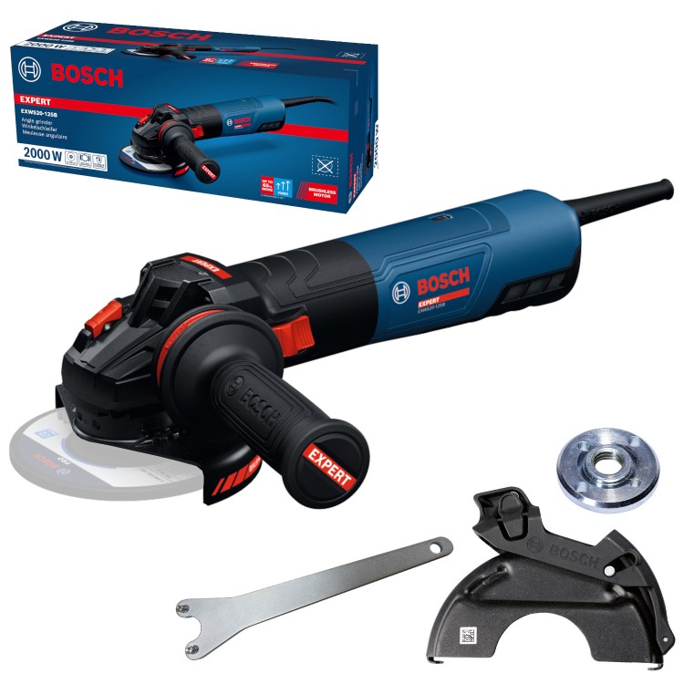 Szlifierka kątowa sieciowa 125mm 2000W Bosch EXPERT EXWS20-125B