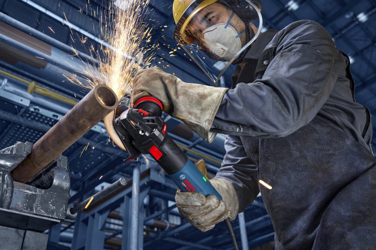 zastosowanie szlifierki kątowej sieciowej 125mm Bosch EXPERT EXWS20-125B