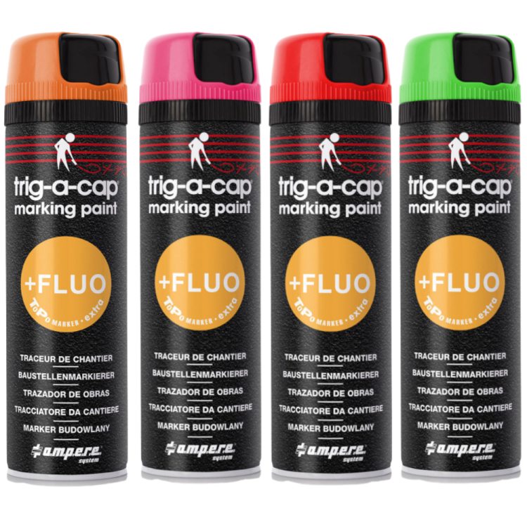 Farba AMPERE TRIG-A-CAP EXTRA Mix Fluo