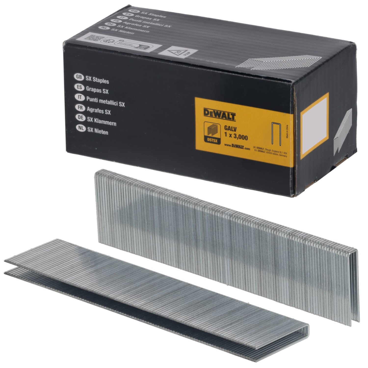 Zszywki galwanizowane 30x5,6mm 3000szt. do DCN681/DCN682 DeWALT DSTSX30Z