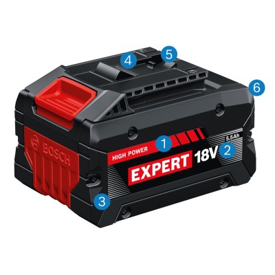 Akumulator 18V 5,5Ah COOLPACK 2.0 Bosch Expert 1600A036Z6