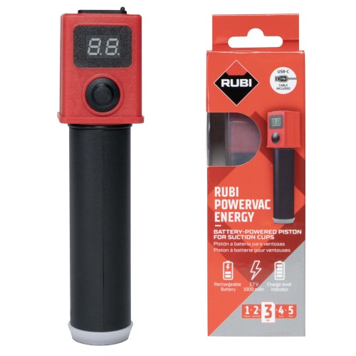 Tłok do przyssawek próżniowych do płytek RUBI POWERVAC ENERGY