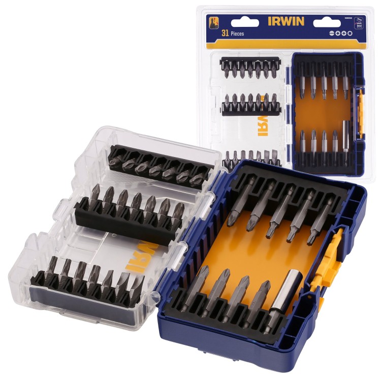 Zestaw bitów udarowych PH PZ TORX w etui Tough Case 31el Irwin IW6062509