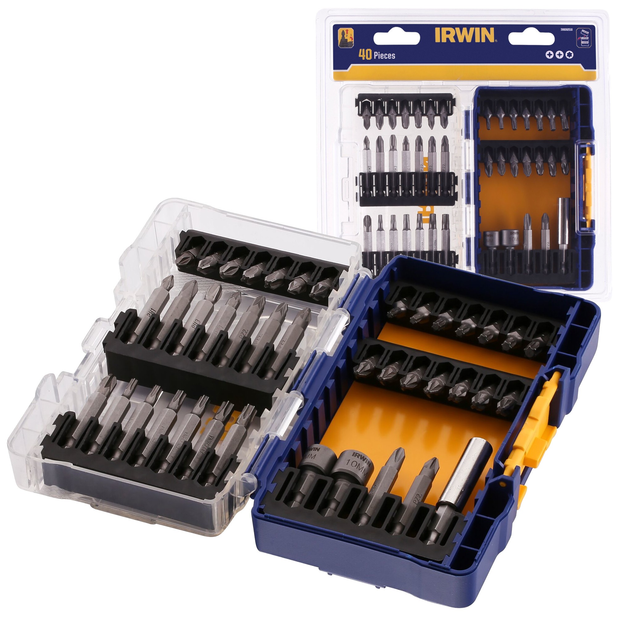 Zestaw bitów udarowych nasadek w etui Tough Case 40el Irwin IW6062510
