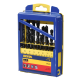 Zestaw wierteł do metalu HSS PRO DIN-338 1-10mm w etui 19el. Irwin 10502500