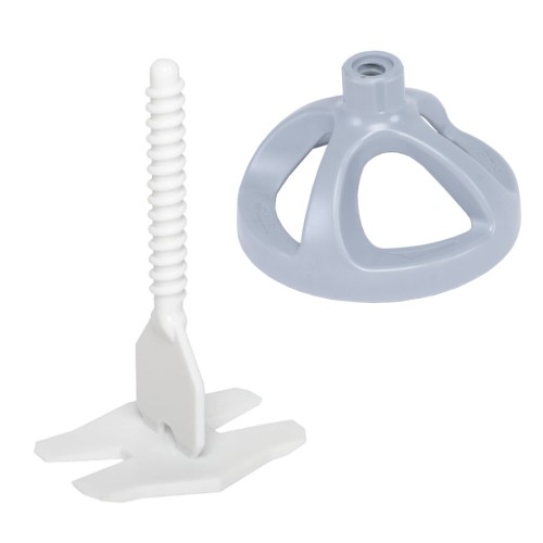 Zestaw do poziomowania płytek CYCLONE LEVEL SYSTEM nakrętka 100szt.+ podstawa 1,5mm 300szt. Rubi 35964