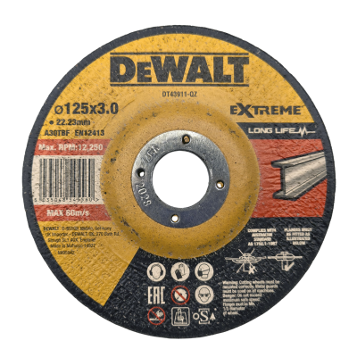 DEWALT DT43911 Tarcza tnąca do metalu 125x22,2mm