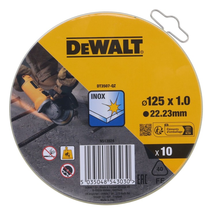 Tarcza do metalu stali INOX DeWALT DT3507