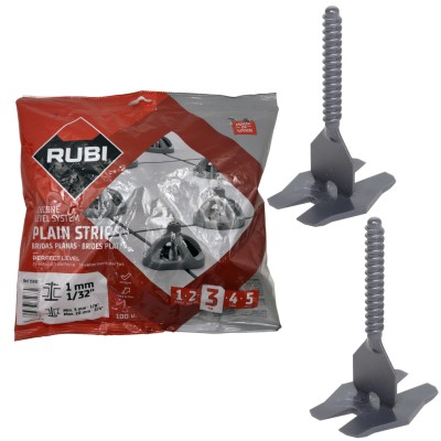 Podstawa do poziomowania płytek 1mm 100szt. CYCLONE LEVEL SYSTEM Rubi 35937