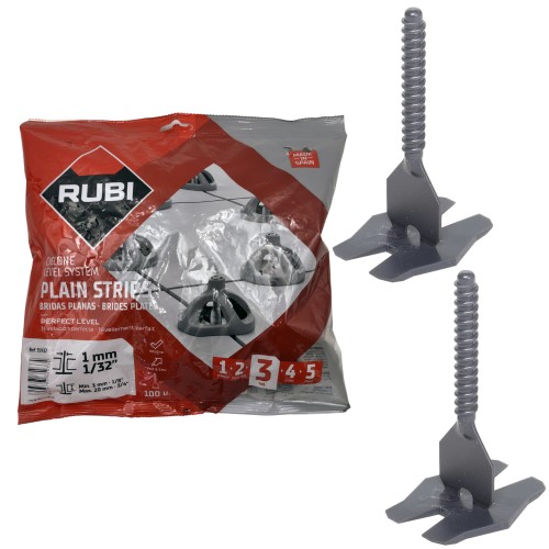 Podstawa do poziomowania płytek 1mm 100szt. CYCLONE LEVEL SYSTEM Rubi 35937