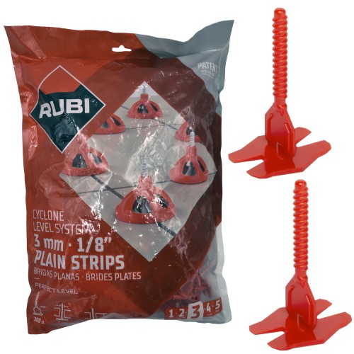 Podstawa do poziomowania płytek 3mm 300szt CYCLONE LEVEL SYSTEM Rubi 35947
