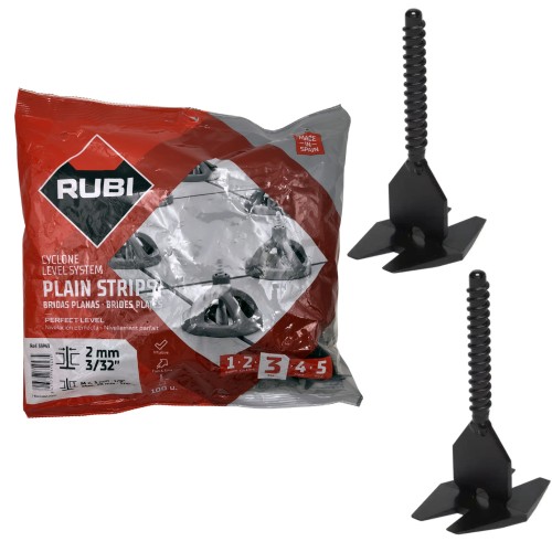 Podstawa do poziomowania płytek 2mm 100szt CYCLONE LEVEL SYSTEM Rubi 35943