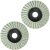 PROXXON Tarcze listkowe z powłoką diamentową P60 śr. 50mm - 2 szt. do LHW