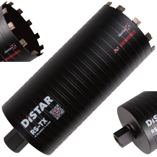 Wiertło diamentowe do betonu 152mm - 1 1/4 UNC Distar RS-TX
