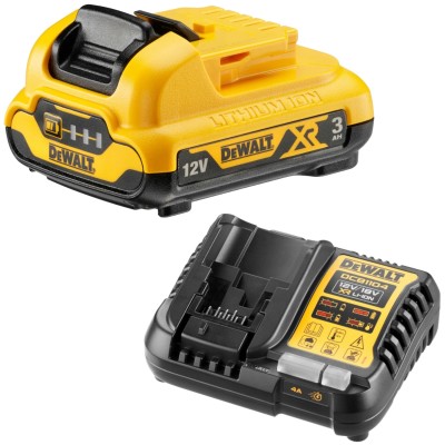 DeWALT DCB124 Akumulator Li-Ion 12V XR 3,0 Ah + Ładowarka 4A