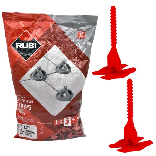 Podstawa krzyżowa do poziomowania 3mm 300szt CYCLONE LEVEL SYSTEM Rubi 35956