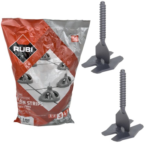 Podstawa do poziomowania płytek 1mm 300szt. CYCLONE LEVEL SYSTEM Rubi 35938