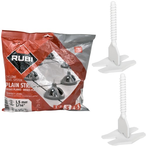 Podstawa do poziomowania płytek 1,5mm 100szt CYCLONE LEVEL SYSTEM Rubi 35940