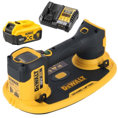 Przyssawka próżniowa akumulatorowa 18V GRABO DeWALT DCE590 + aku 5Ah + ład