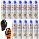 Farba AMPERE TRIG-A-CAP niebieska fluo 500ml 12szt. + rękawice robocze