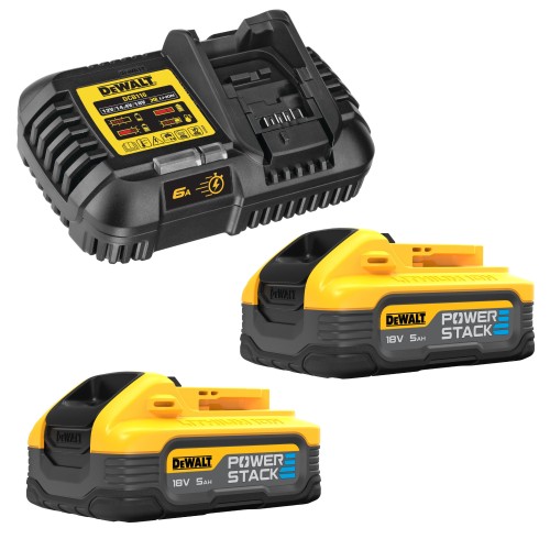 Ładowarka 18V-54V 6Ah DeWALT DCB116 + 2x Akumulator 5Ah DeWALT DCBP518