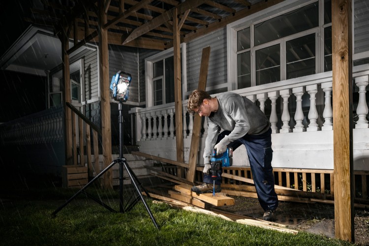 Akumulatorowa lampa budowlana Bosch PRO GLI18V-3000 - Zastosowanie