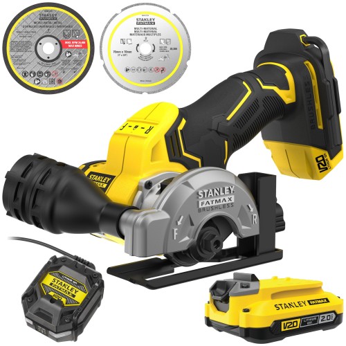 Multi Pilarka akumulatorowa 76mm 18V V20 Stanley SFMCM300B + aku 2Ah ład