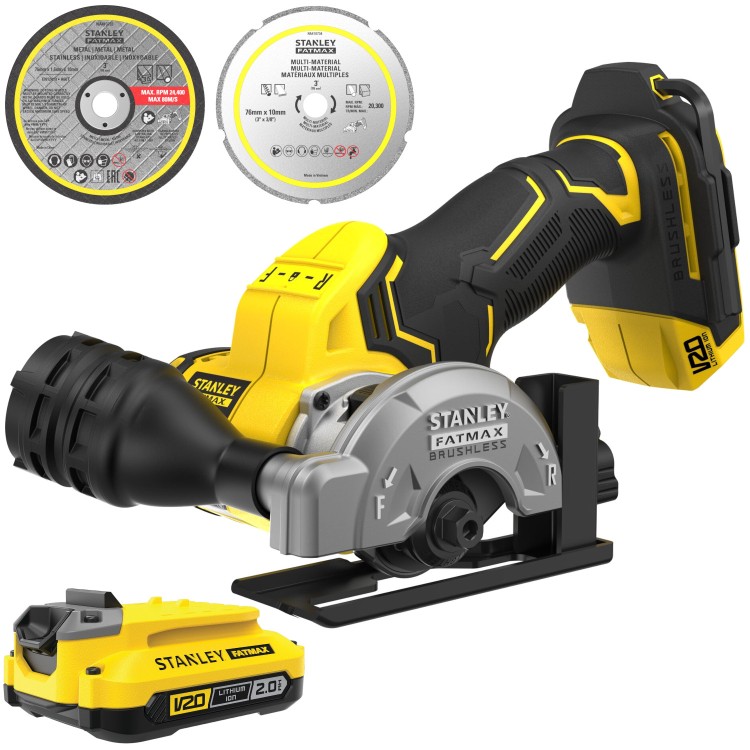 Multi Pilarka akumulatorowa 76mm 18V V20 Stanley SFMCM300B + aku 2Ah