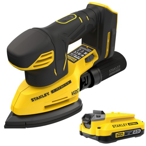 Szlifierka oscylacyjna 135x95mm 18V V20 Stanley SFMCW221B + aku 2Ah
