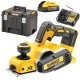 Strug akumulatorowy hebel 18V XR DeWALT DCP580N + TSTAK VI + aku 5Ah + ład