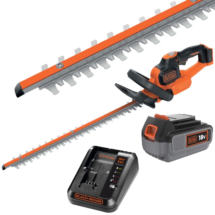 BLACK DECKER Akumulatorowe Nożyce do żywopłotu 18V 45cm 1x 4,0Ah GTC18452